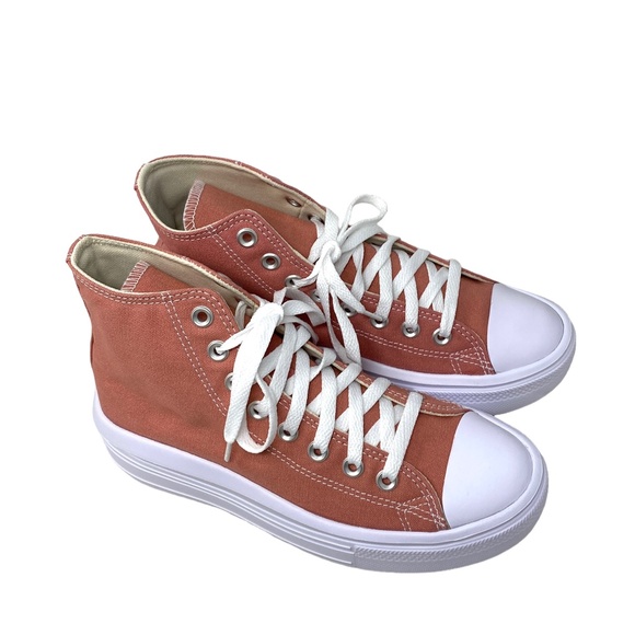 Converse Chuck Taylor Move Platform Sneakers Ritual Rose Hi Canvas Women A06136C - Picture 5 of 10